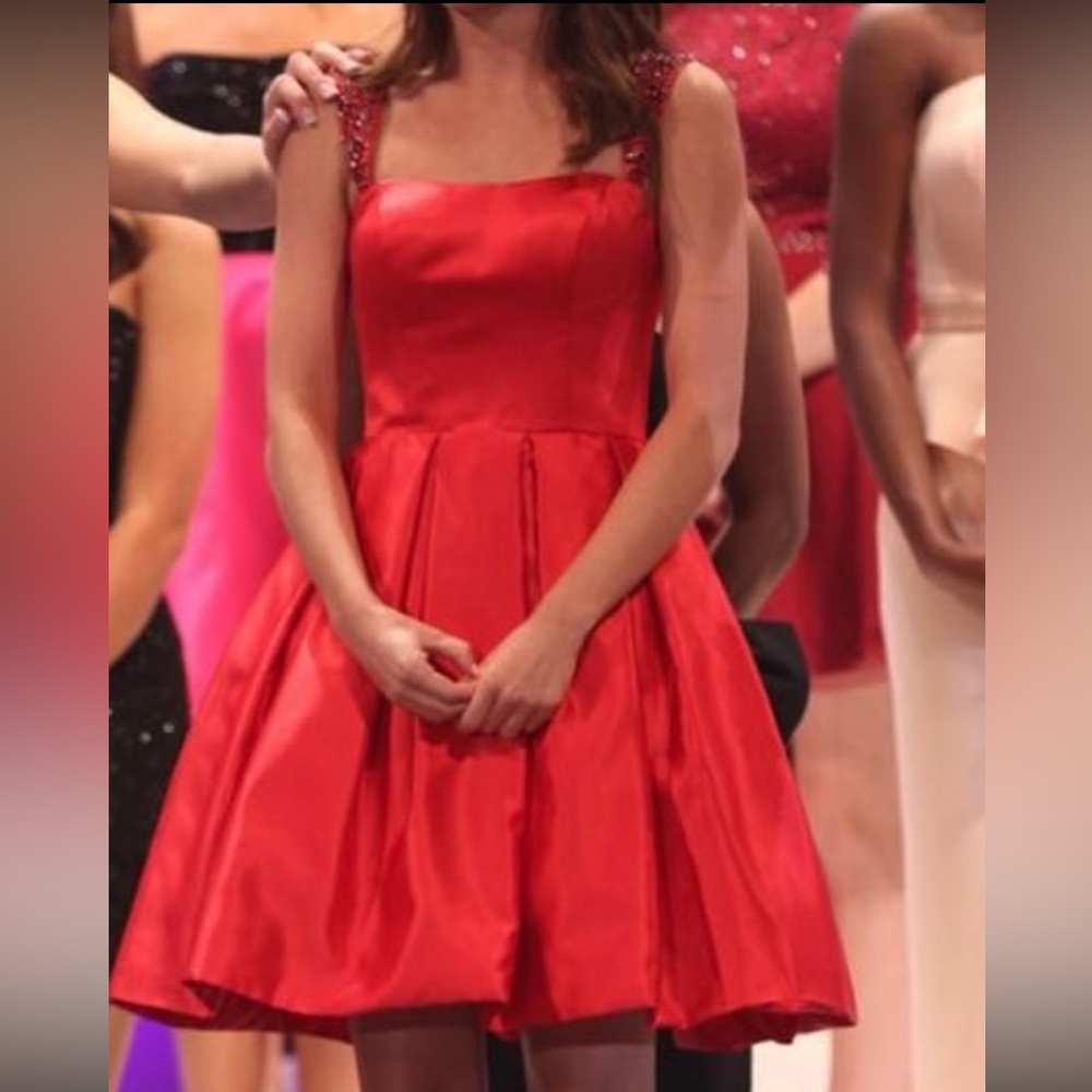 Sherri Hill Red Cocktail Dress